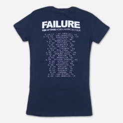 Failure North America Tour Tree Of Stars Women's Navy T-Sirt 6 Failure North America Tour Tree Of Stars Women's Navy T-Sirt