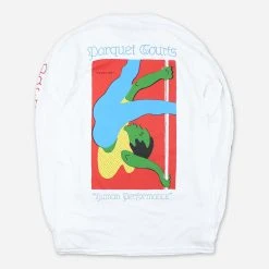 Parquet Courts New Merch Showtime White Long Sleeve T-Shirt 7 Parquet Courts New Merch Showtime White Long Sleeve T-Shirt