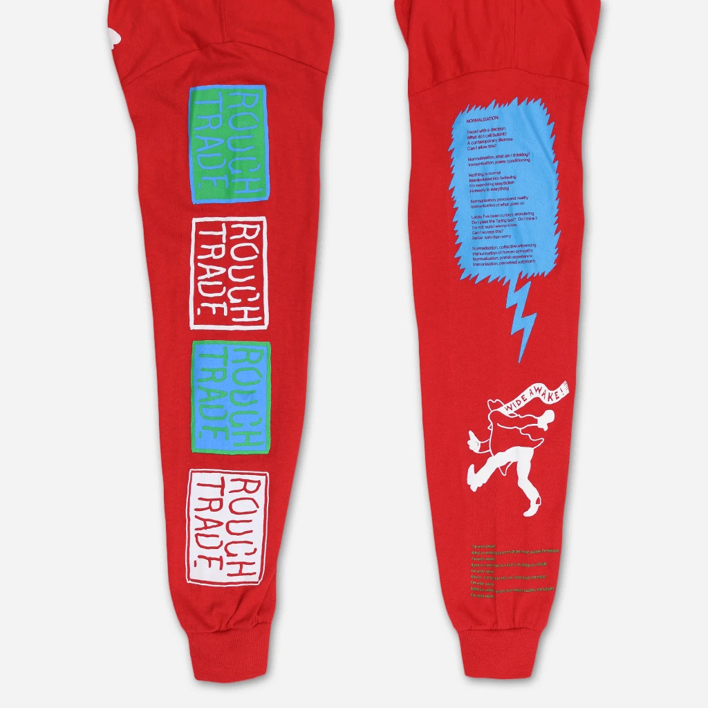 Parquet Courts Wide Awake Rough Trade Red Long Sleeve T-Shirt New Merch 4 Parquet Courts Wide Awake Rough Trade Red Long Sleeve T-Shirt New Merch