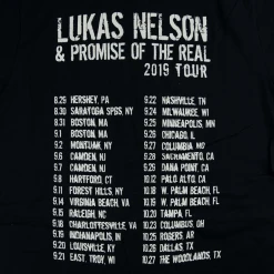 Lukas Nelson & Promise Of The Real New Merch Turn Off The News 2019 Tour T-Shirt 9 Lukas Nelson & Promise Of The Real New Merch Turn Off The News 2019 Tour T-Shirt