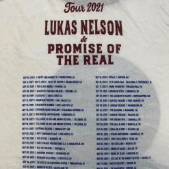 Lukas Nelson & Promise Of The Real New Merch 2021 Tour Baseball T-Shirt 9 Lukas Nelson & Promise Of The Real New Merch 2021 Tour Baseball T-Shirt