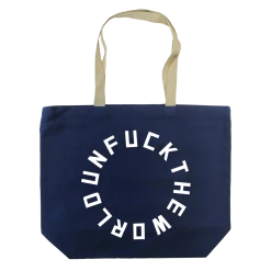 Angel Olsen New Merch UNFUCKTHEWORLD Navy Tote