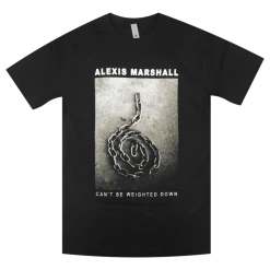 Alexis Marshall Can't Be Weighted Down Black T-Shirt