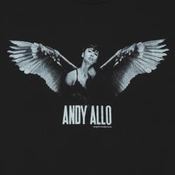 Andy Allo Angel Black T-Shirt