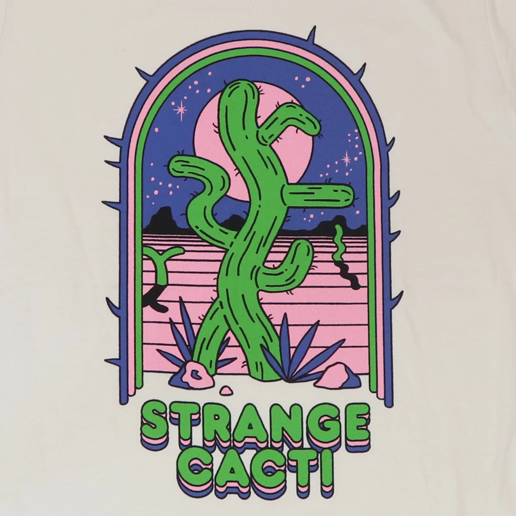 Angel Olsen New Merch Strange Cacti (Night) Cream T-Shirt 2 Angel Olsen New Merch Strange Cacti (Night) Cream T-Shirt