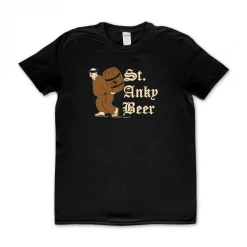Broken Lizard St. Anky Beer Black T-Shirt New Merch