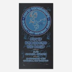 David Bromberg New Merch 70th Bucket List Birthday Bash Poster