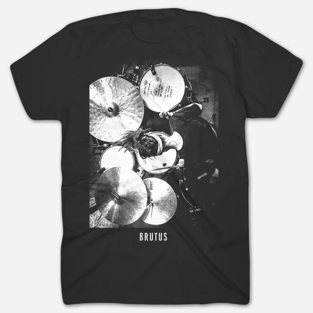 BRUTUS (Band) Drums Black T-Shirt New Merch 1 BRUTUS (Band) Drums Black T-Shirt New Merch