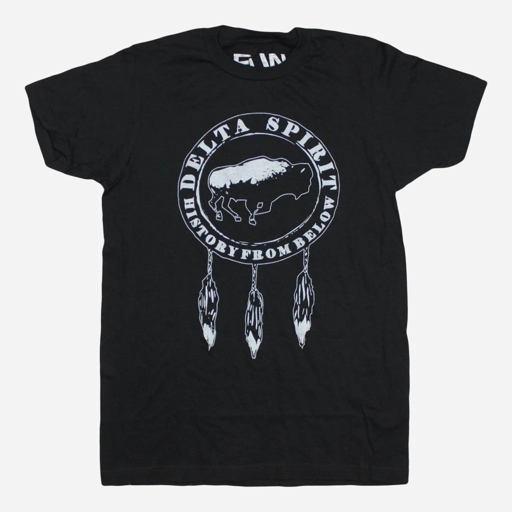 Delta Spirit New Merch Buffalo Black T-Shirt 1 Delta Spirit New Merch Buffalo Black T-Shirt