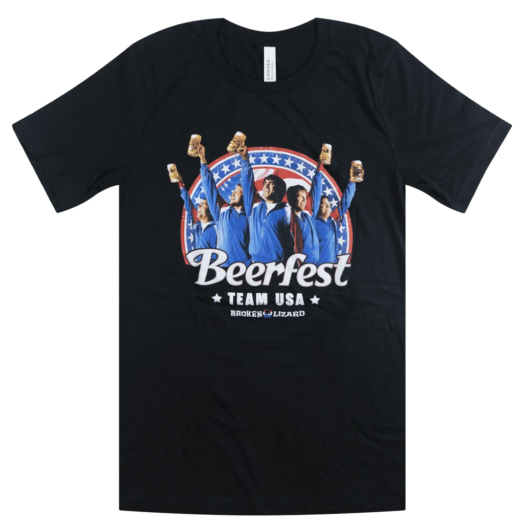 Broken Lizard New Merch Beerfest Team USA T-Shirt 1 Broken Lizard New Merch Beerfest Team USA T-Shirt