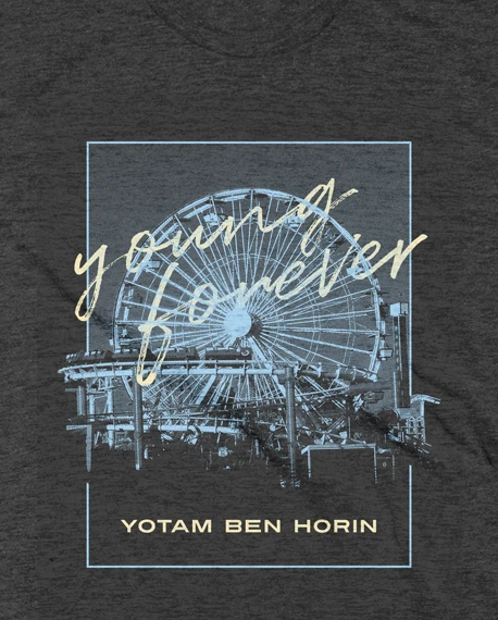 Yotam Ben Horin Young Forever Ferris Wheel Tri-Black T-Shirt New Merch 2 Yotam Ben Horin Young Forever Ferris Wheel Tri-Black T-Shirt New Merch