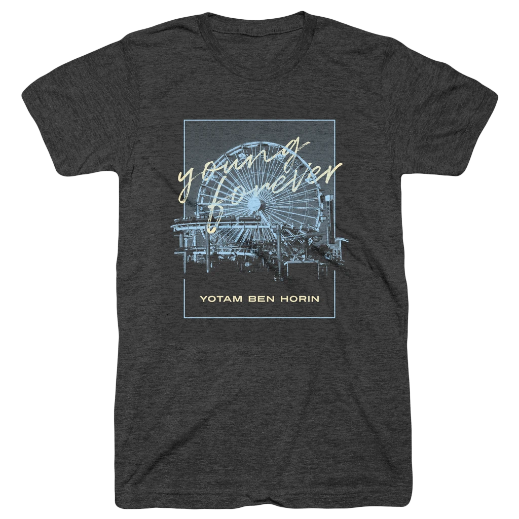 Yotam Ben Horin Young Forever Ferris Wheel Tri-Black T-Shirt New Merch 1 Yotam Ben Horin Young Forever Ferris Wheel Tri-Black T-Shirt New Merch
