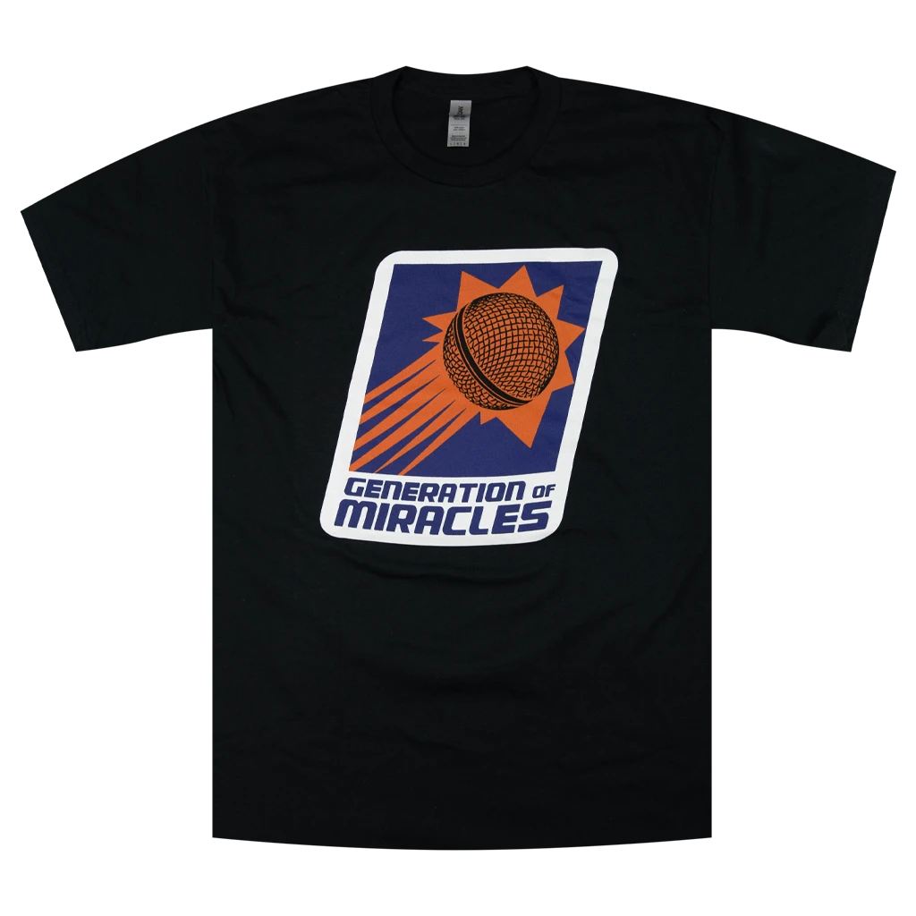 Mega Ran Generation Of Miracles Black T-Shirt 2 Mega Ran Generation Of Miracles Black T-Shirt