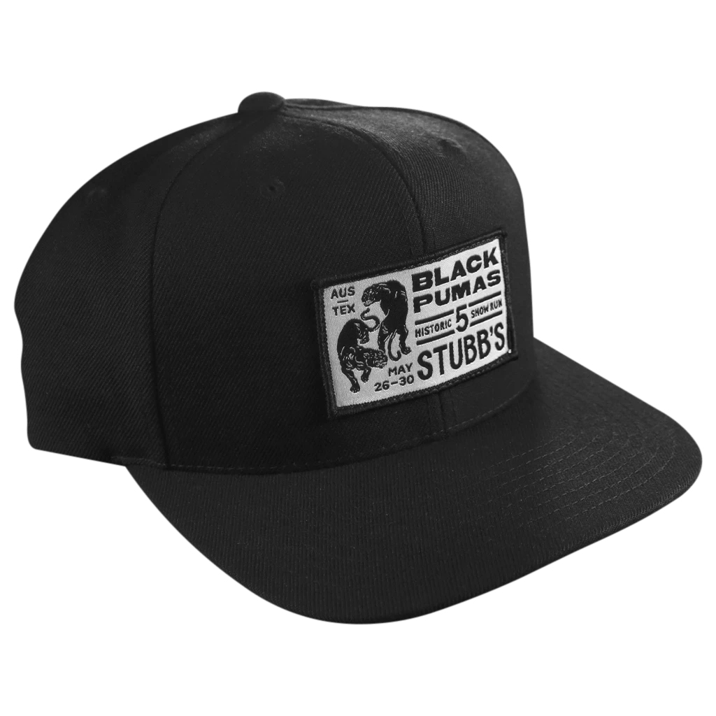 Black Pumas Stubbs Historic Patch Hat 3 Black Pumas Stubbs Historic Patch Hat