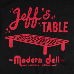 Jeff's Table Modern Deli Black T-Shirt New Merch