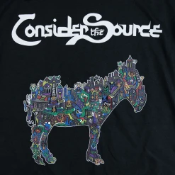 Consider The Source Such As A Mule Black T-shirt
