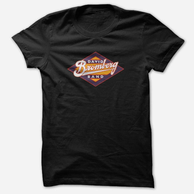 New Merch David Bromberg Band Logo Black T-Shirt 1 New Merch David Bromberg Band Logo Black T-Shirt