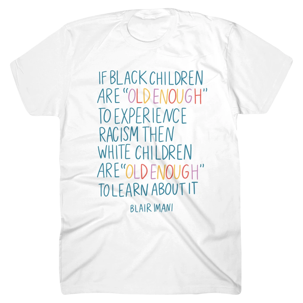 Blair Imani New Merch If Children White T-Shirt 1 Blair Imani New Merch If Children White T-Shirt