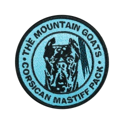 The Mountain Goats New Merch Mastiff Patch 7 The Mountain Goats New Merch Mastiff Patch