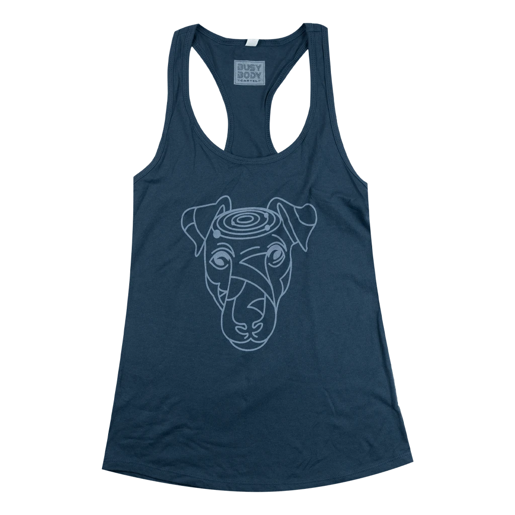Edie Brickell & New Bohemians New Merch Hunter Logo Heather Navy Tank 3 Edie Brickell & New Bohemians New Merch Hunter Logo Heather Navy Tank
