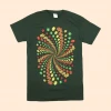 Homies In Dreamland By Cheech And Chong New Merch Spiral Green T-Shirt