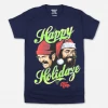 Cheech And Chong Holidaze Navy T-Shirt