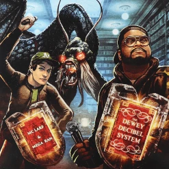 Mega Ran "The Dewey Decibel System" Sticker