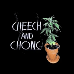 Cheech And Chong New Merch Joint Plant Black T-Shirt