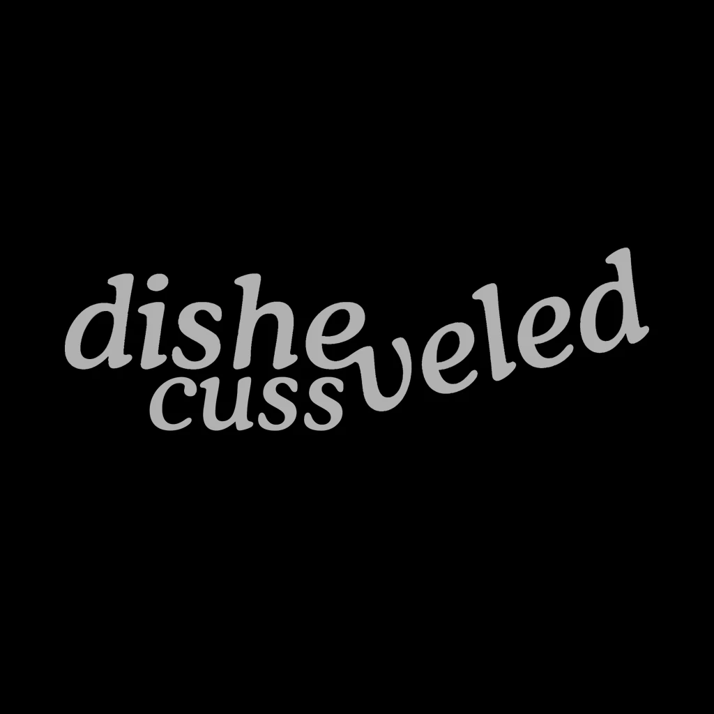Disheveled Cuss New Merch Black DC Logo T-Shirt 2 Disheveled Cuss New Merch Black DC Logo T-Shirt