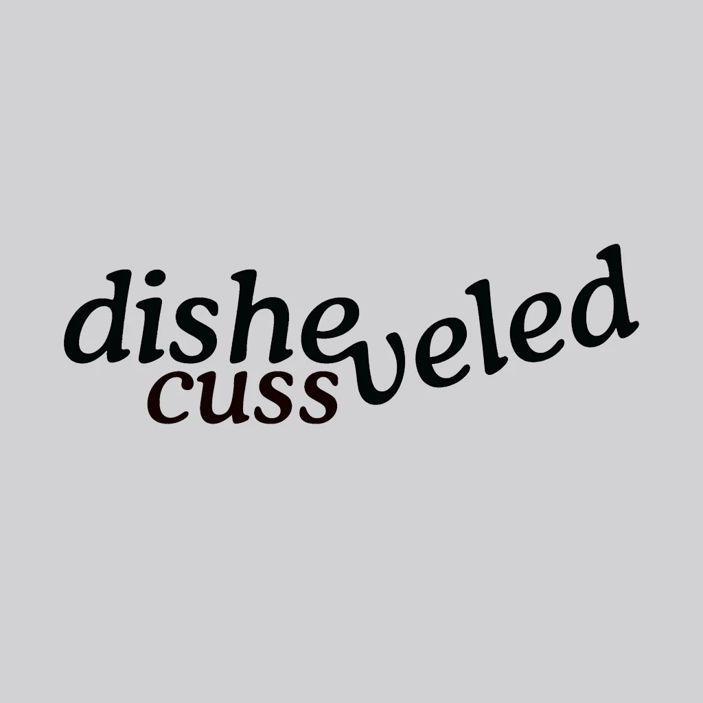 Disheveled Cuss New Merch Silver DC Logo T-Shirt 2 Disheveled Cuss New Merch Silver DC Logo T-Shirt