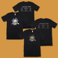 Lukas Nelson & Promise Of The Real New Merch Colorado 2020 Black T-Shirt