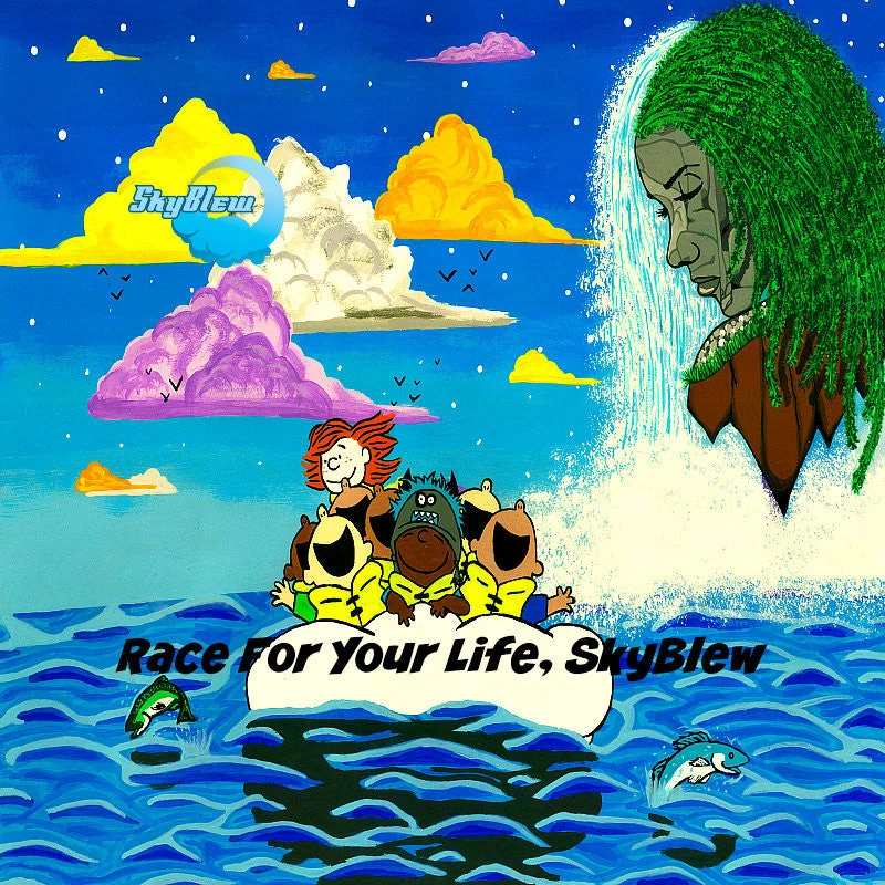 Mega Ran Skyblew Race For Your Life CD New Merch 1 Mega Ran Skyblew Race For Your Life CD New Merch