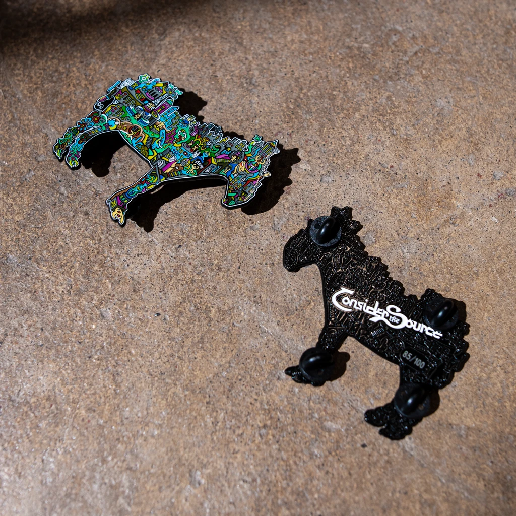 Consider The Source Mule Pin 2 Consider The Source Mule Pin