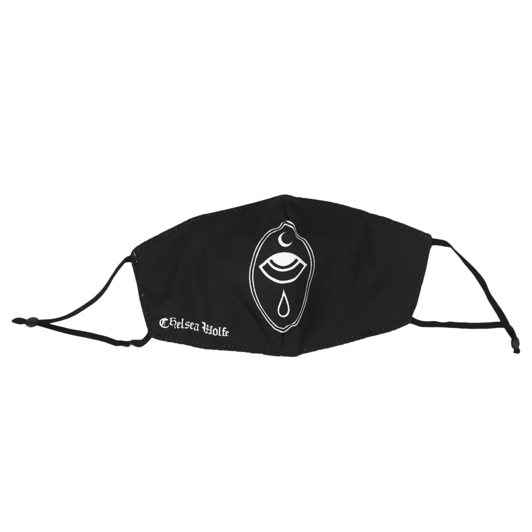 Chelsea Wolfe (CW) Crying Eye Face Mask New Merch 1 Chelsea Wolfe (CW) Crying Eye Face Mask New Merch