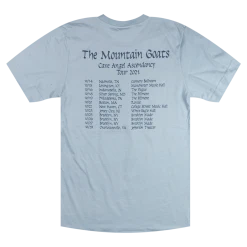 The Mountain Goats Cave Angel Ascendancy Tour Adult Unisex Blue T-Shirt