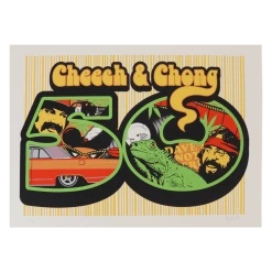 Cheech And Chong 50th Anniversary Poster - Heavyweight Paper