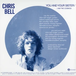 Ardent Music Chris Bell – I Am The Cosmos / You And Your Sister 7" Vinyl