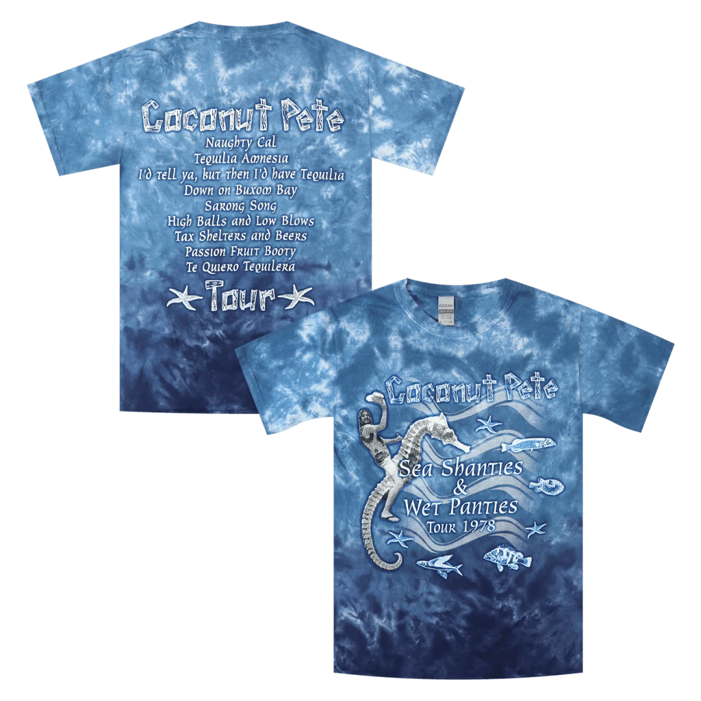 Broken Lizard New Merch Coconut Pete Tour 1978 Vintage Tie Dye T-shirt 1 Broken Lizard New Merch Coconut Pete Tour 1978 Vintage Tie Dye T-shirt