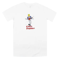 Northwest String Summit New Merch Cyber Strummit Banjo MacCoury White Unisex T-Shirt
