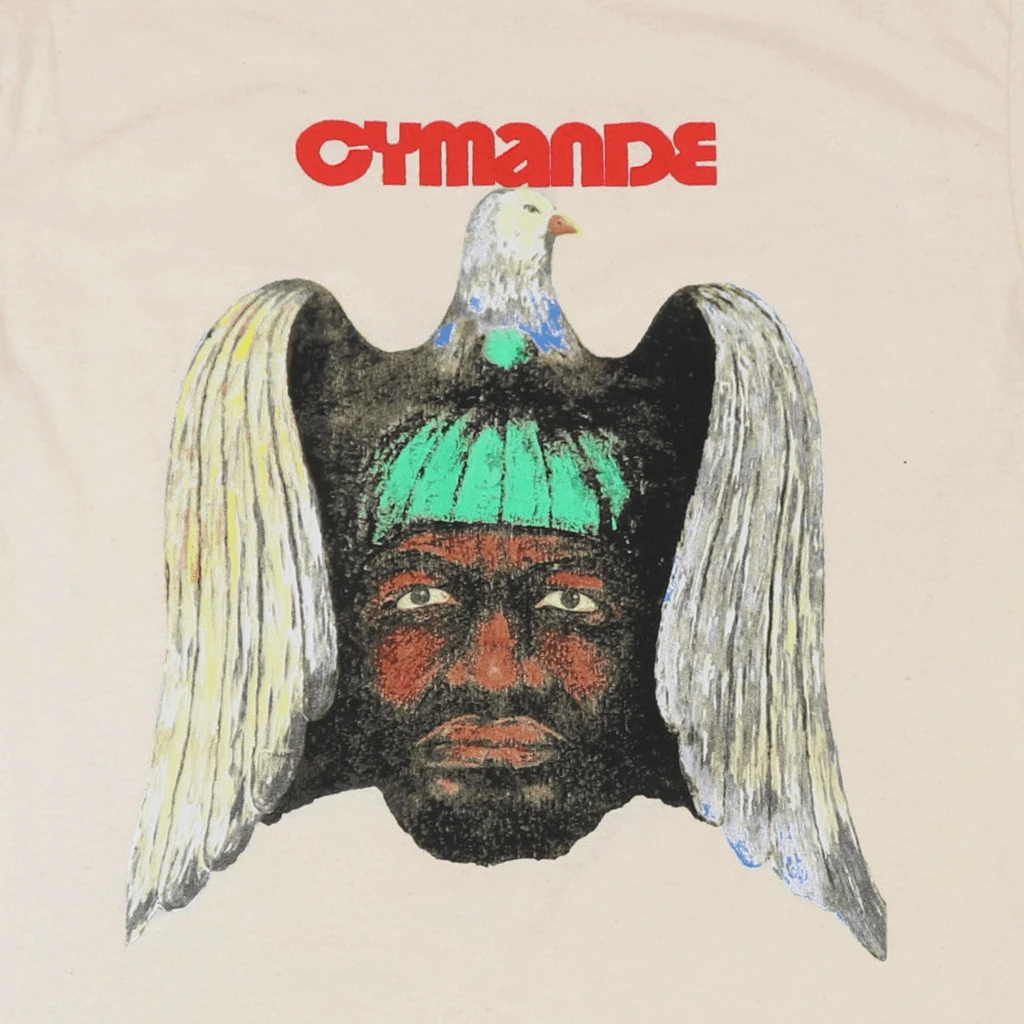 Cymande New Merch Birdman Of Zion Natural T-Shirt 2 Cymande New Merch Birdman Of Zion Natural T-Shirt