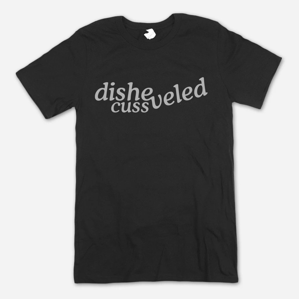Disheveled Cuss New Merch Black DC Logo T-Shirt 1 Disheveled Cuss New Merch Black DC Logo T-Shirt