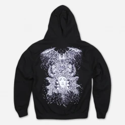 Deafheaven 2018 Black Hooded Zip Sweatshirt 6 Deafheaven 2018 Black Hooded Zip Sweatshirt