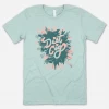 Diet Cig Plant Logo Heather Dusty Blue T-Shirt New Merch