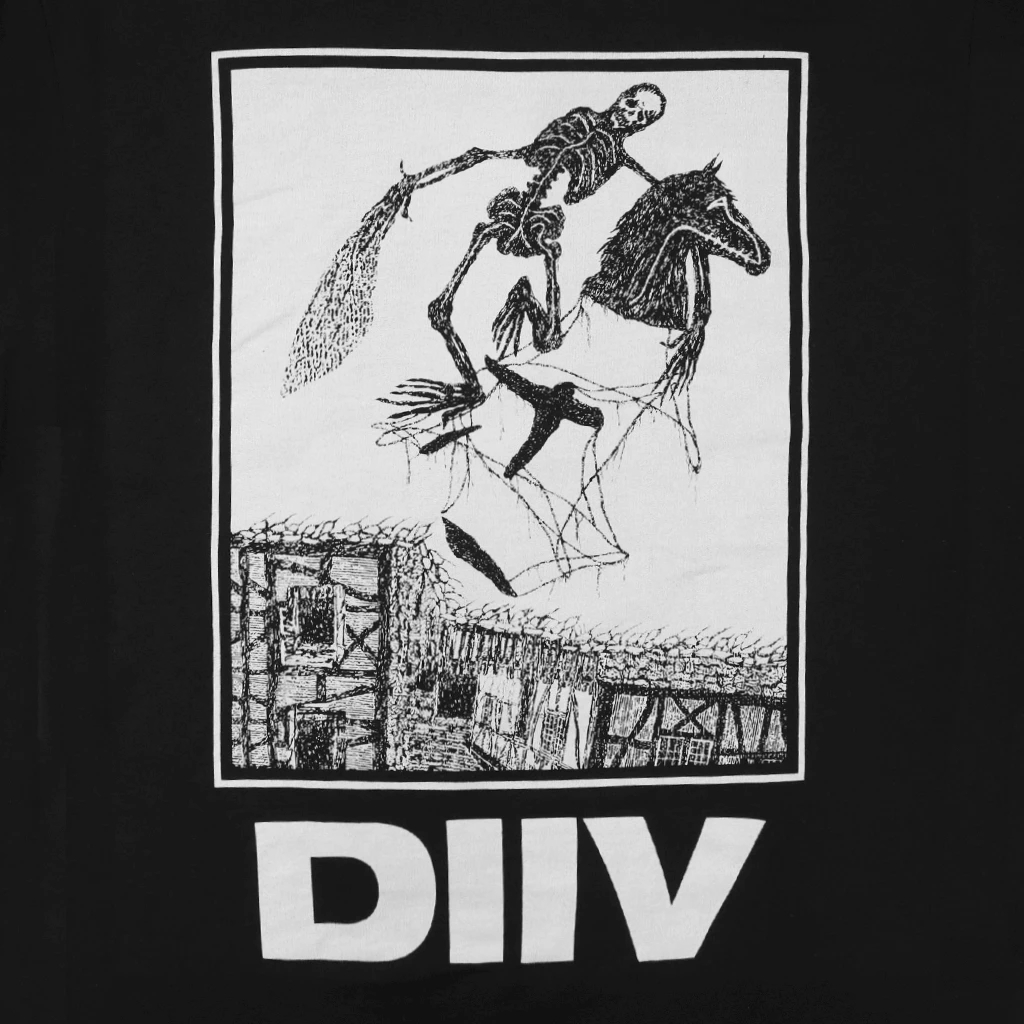 DIIV Deceiver Horsehead Black T-Shirt 2 DIIV Deceiver Horsehead Black T-Shirt