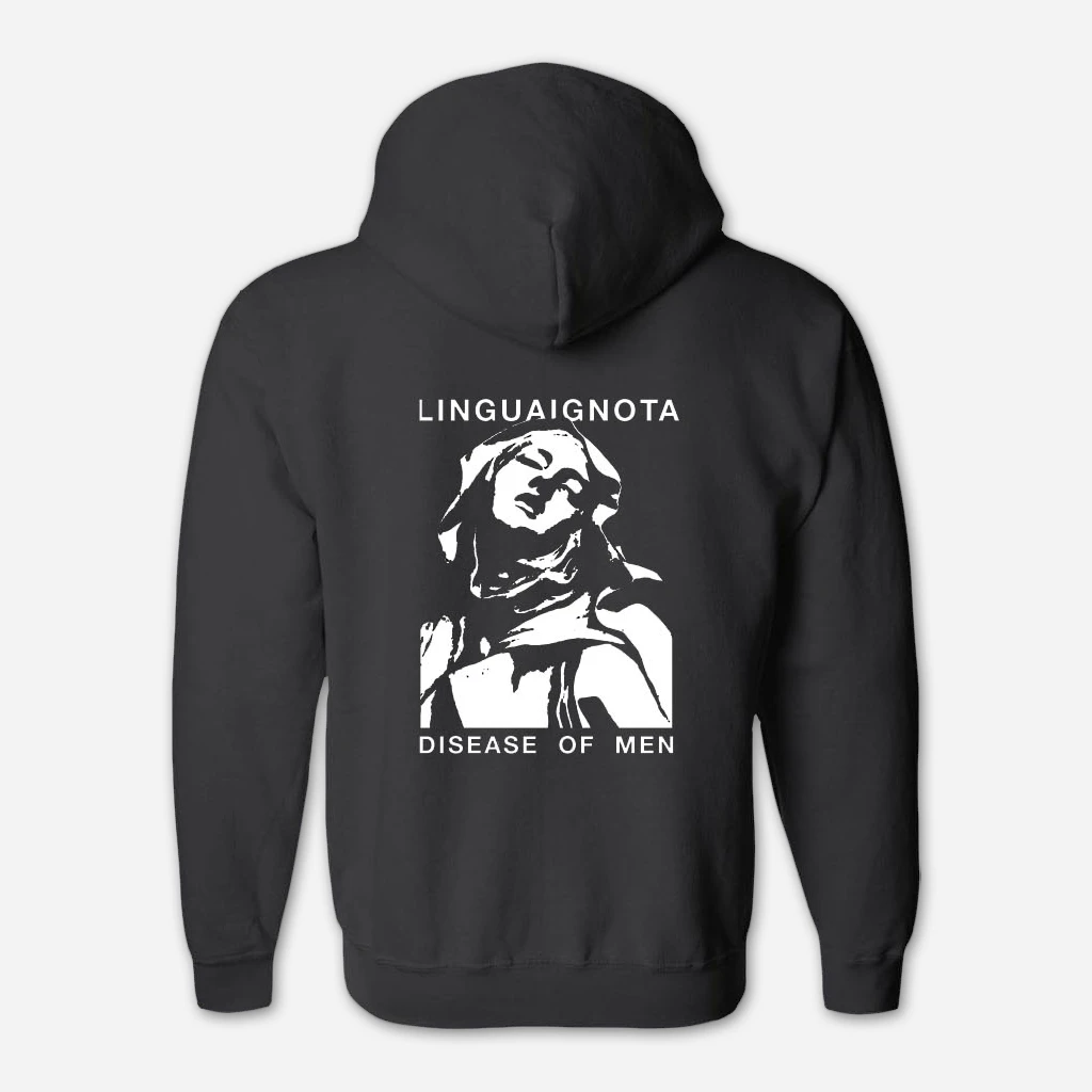 Lingua Ignota Disease Of Men Black Zip Up Hoodie New Merch 3 Lingua Ignota Disease Of Men Black Zip Up Hoodie New Merch