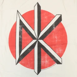 Dead Kennedys New Merch Distressed Logo Cream T-Shirt