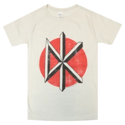Dead Kennedys New Merch Distressed Logo Cream T-Shirt