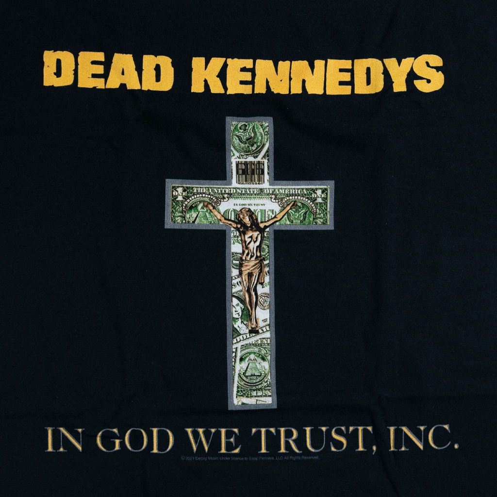 Dead Kennedys In God We Trust, Inc. Cross Black T-Shirt New Merch 2 Dead Kennedys In God We Trust, Inc. Cross Black T-Shirt New Merch