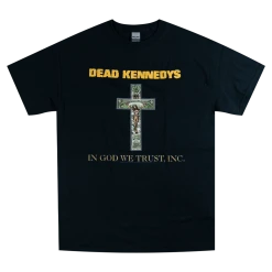 Dead Kennedys In God We Trust, Inc. Cross Black T-Shirt New Merch
