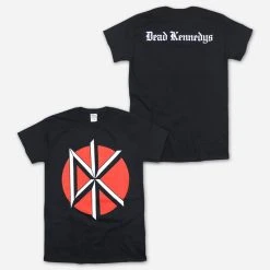 Dead Kennedys DK Logo Black T-Shirt (w/ Back Print) New Merch